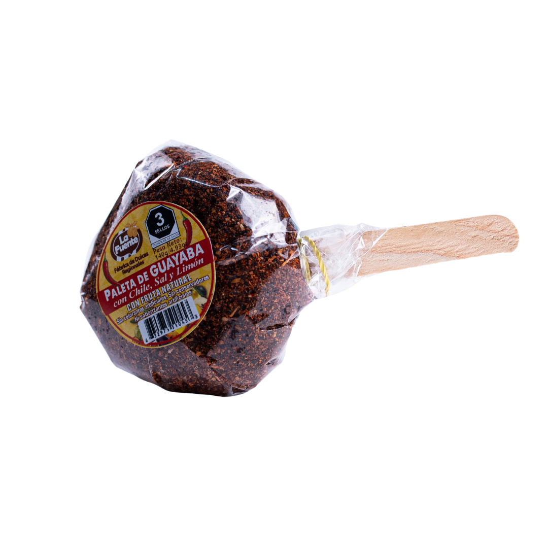 Paleta guayaba con chile, sal y limón - 5pack